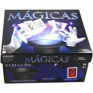 Jogo Diverso Magica c/ Cartola Plastica Pais e Filhos 