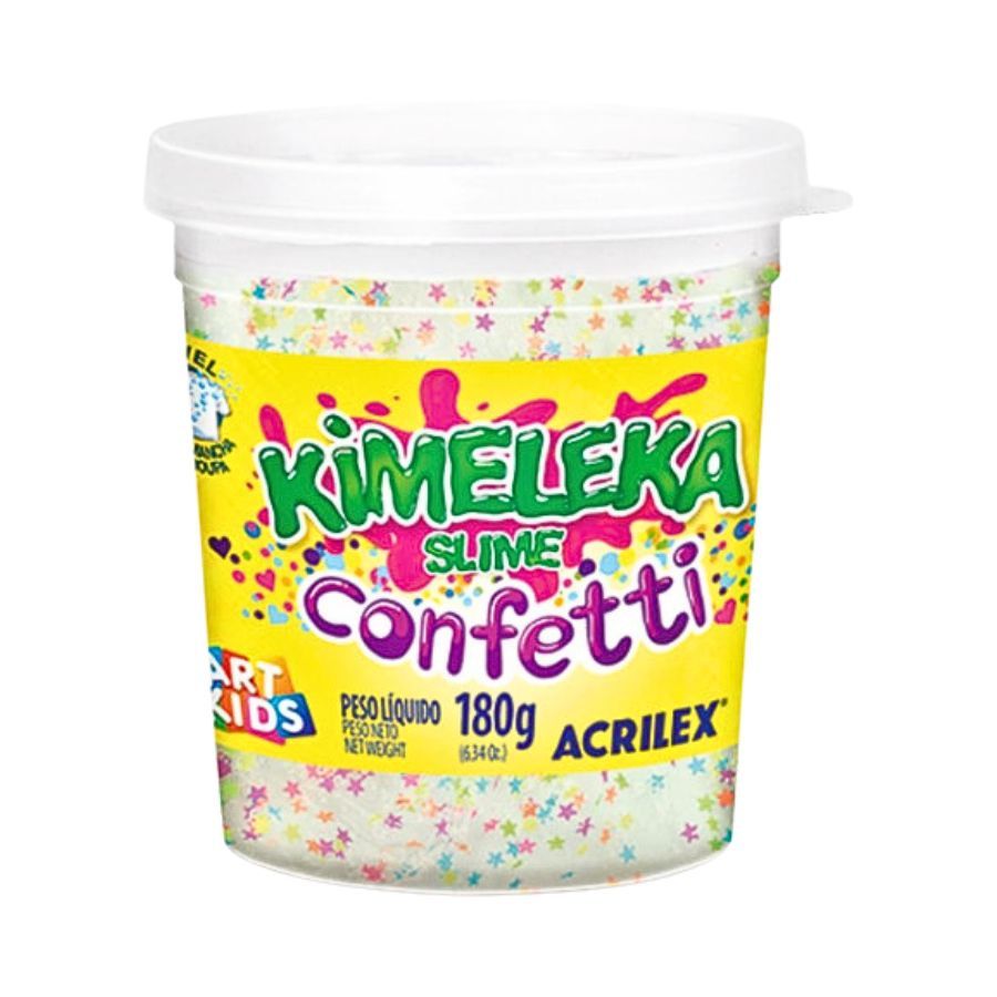 Kimeleka Slime Confetti Art Kids 180g Sortido Acrilex 05878