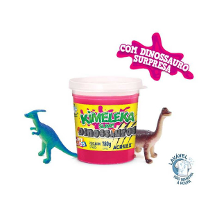 Kimeleka Slime Dinossauros Art Kids 180g Sortido Acrilex