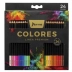 Lápis de Cor Linha Premium 24 Cores Redondo Super Soft Norma
