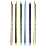 Lápis Preto Triangular 2B YOLO Sortido Und Cis 5.7182