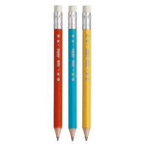 Lápis Preto Nº2 Jumbo com Borracha HB Triangular + Apontador Tris HB c/3 unid 688572 