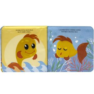 Livro Infantil 0 a 2 Anos Amiguinhos Luminosos no Banho: Peixe Todolivro