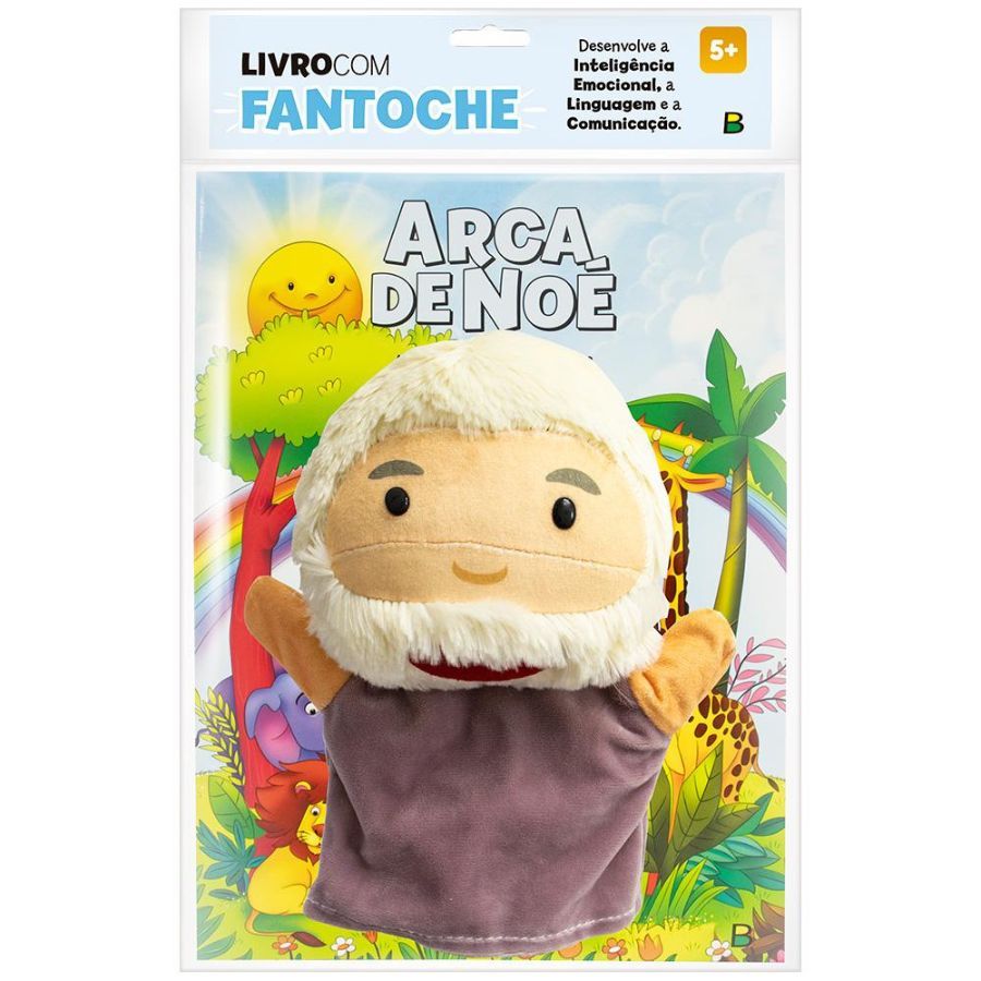 Livro Infantil 5 a 8 Anos - Livro com Fantoche: Arca de Noé Todolivro 1164287
