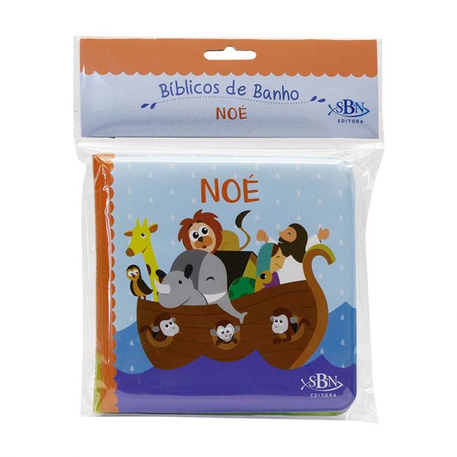 Livro Infantil 0 a 3 Anos - Biblicos de Banho Noé Todolivro 