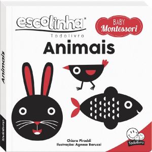 Livro Infantil 0 a 3 Anos - Escolinha Baby Montessori Contrastes TodoLivro