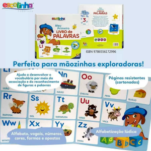 Livro Infantil 2 a 4 Anos - Escolinha Meu Primeiro Livro de Palavras Todolivro