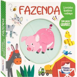 Livro Infantil 2 a 4 Anos - Livrinho Quebra-Cabeça Happy Books