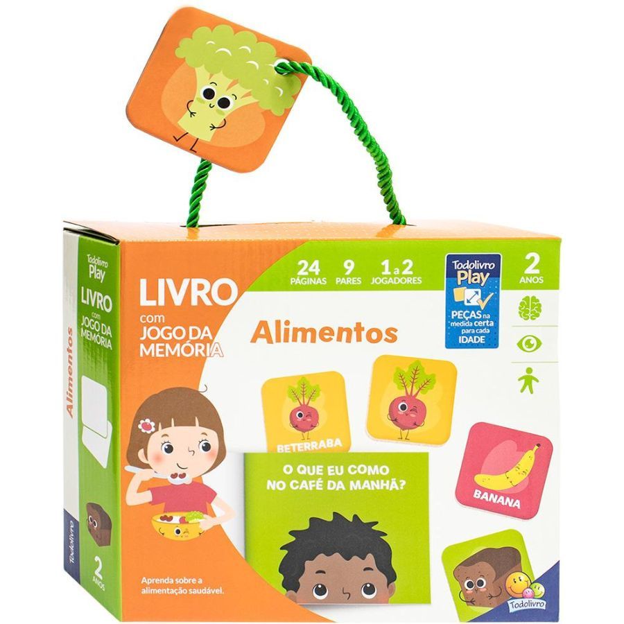 Livro Infantil 2 a 4 Anos - Todolivro Play Memo 2A: Alimentos Todolivro 1168991