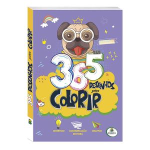 Livro Infantil 2 a 6 Anos - 365 Desenhos para Colorir Todolivro 