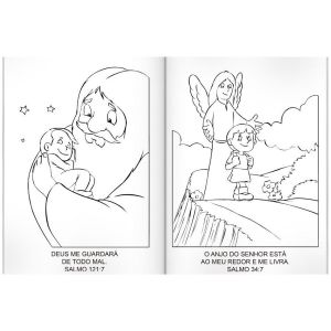 Livro Infantil 2 a 6 Anos - Vamos Colorir a Biblia Todolivro 942405