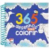 Livro Infantil 3 a 5 Anos - 365 Desenhos Para Colorir Azul Happy Books 310220