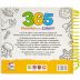 Livro Infantil 3 a 5 Anos - 365 Desenhos Para Colorir Branco Happy Books 304239