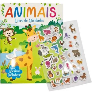 Livro Infantil 3 a 5 Anos - Adesivos Fofinhos: Animais Todolivro