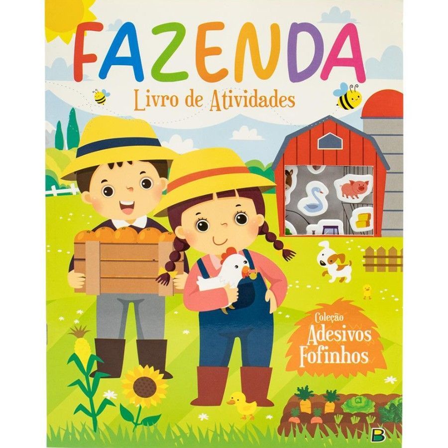 Livro Infantil 3 a 5 Anos - Adesivos Fofinhos: Fazenda Todolivro