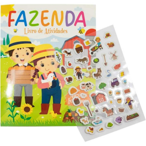 Livro Infantil 3 a 5 Anos - Adesivos Fofinhos: Fazenda Todolivro