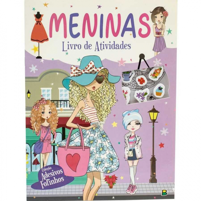 Livro Infantil 3 a 5 Anos - Adesivos Fofinhos: Meninas Todolivro