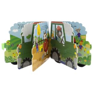 Livro Infantil 3 a 5 Anos - Aventura Sobre Rodas: O Trator do Tito Happy Books