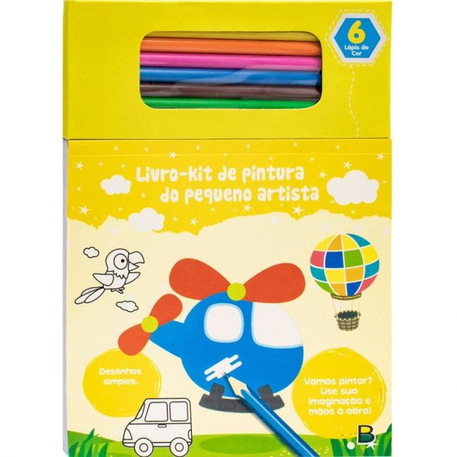 Livro Infantil 3 a 5 Anos - Kit de Pintura do Pequeno Artista: Amarelo Todolivro 1157051