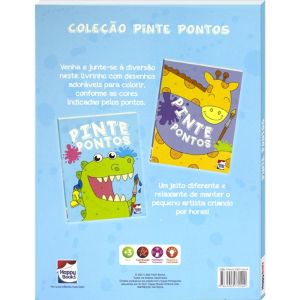 Livro Infantil 3 a 5 Anos - Pinte Pontos Happy Books