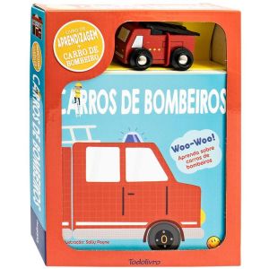 Livro Infantil 3 a 5 Anos - Veículos Divertidos: Carro de Bombeiros Todolivro 1165313