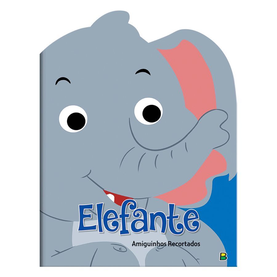 Livro Infantil 3 a 6 Anos Amiguinhos Recortados Elefante Todolivro 