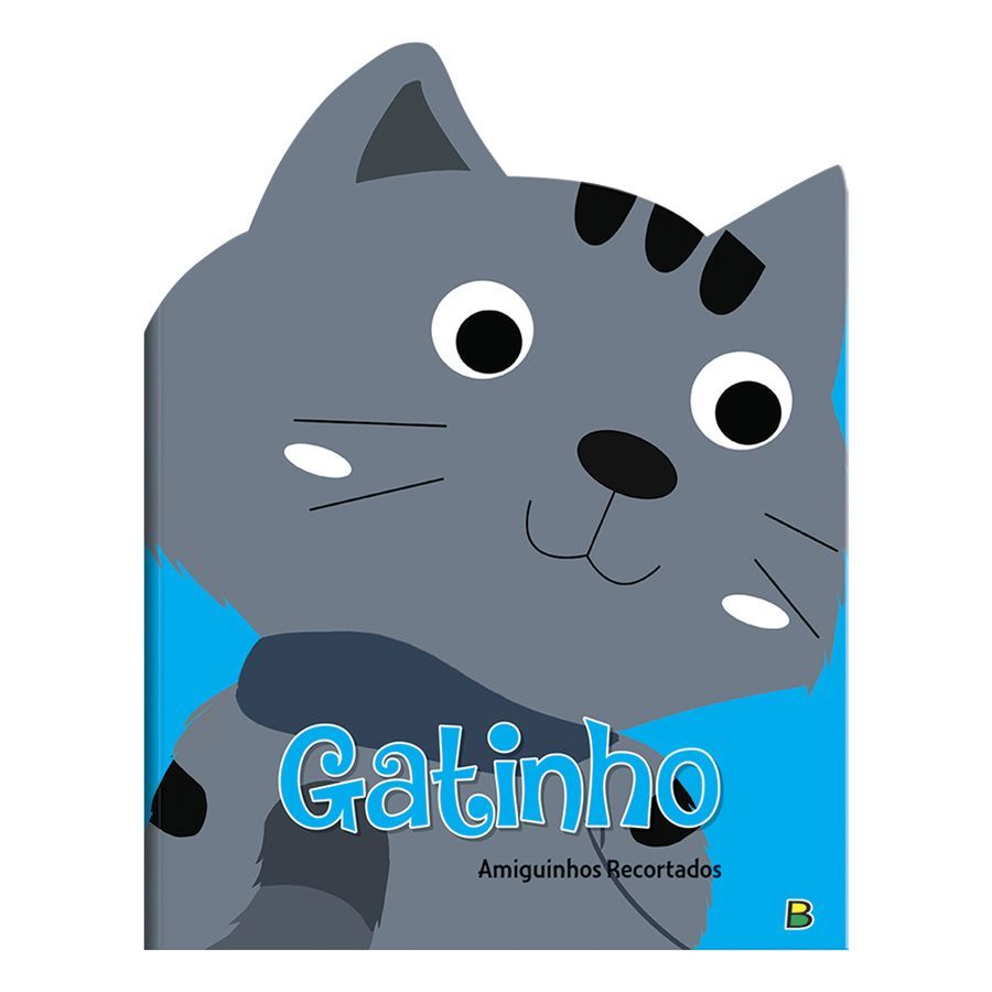 Livro Infantil 3 a 6 Anos Amiguinhos Recortados GatinhoTodolivro 