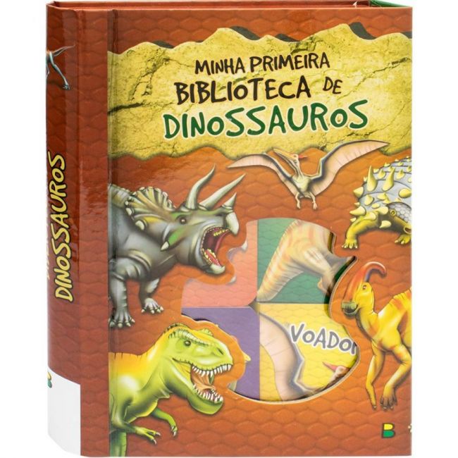 Livro Infantil 3 a 6 Anos - Box c/6: Minha Primeira Biblioteca de Dinossauros Todolivro 1152319