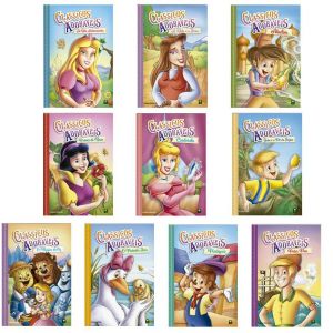 Livro Infantil 3 a 6 Anos - Classicos Adoráveis Kit 10 livros Todolivro 1113232