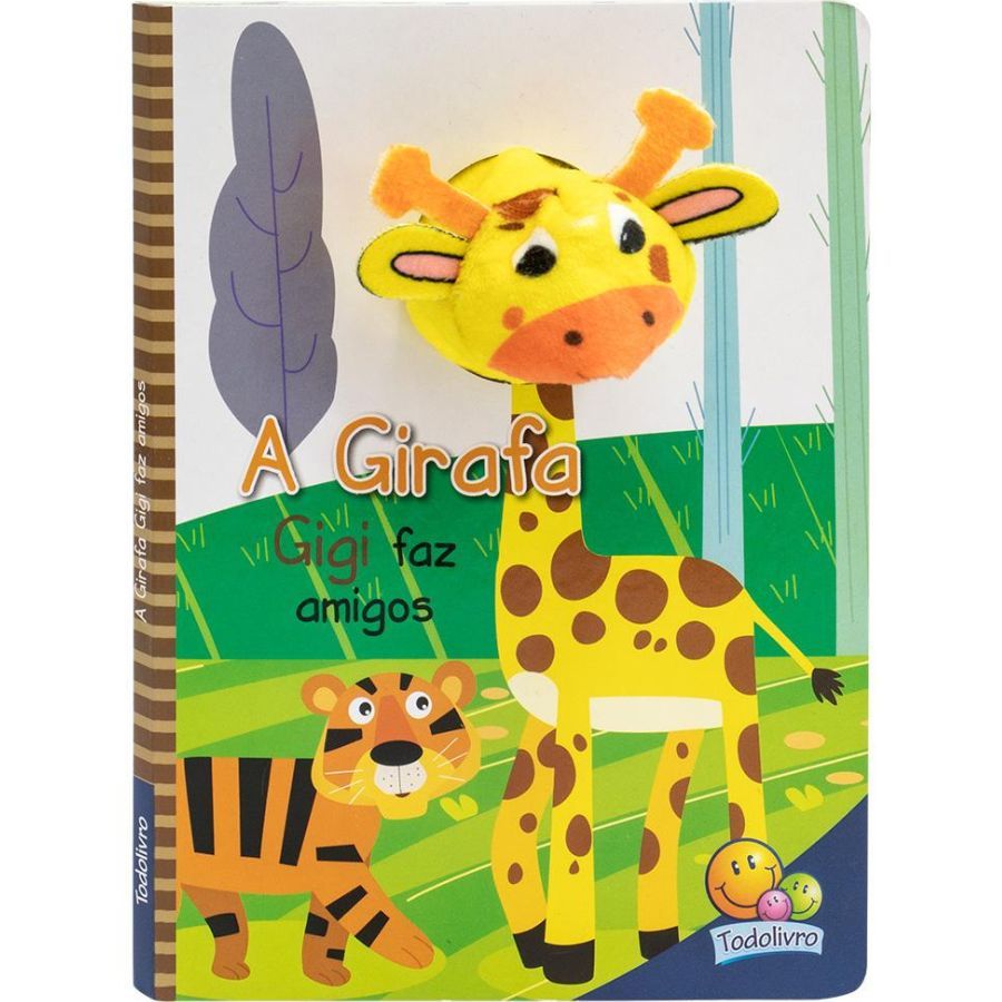 Livro Infantil 3 a 6 Anos - Dedinhos Fantoches: A Girafa Gigi Faz Amigos Todolivro 1163019