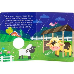 Livro Infantil 3 a 6 Anos - Dedinhos Fantoches: A Vaca Vivi Faz Amigos Todolivro 1163051