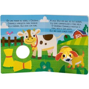 Livro Infantil 3 a 6 Anos - Dedinhos Fantoches: O Cãozinho Caramelo Faz Amigos Todolivro 1163191