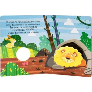 Livro Infantil 3 a 6 Anos - Dedinhos Fantoches: O Leão Léo Faz Amigos Todolivro 1163027