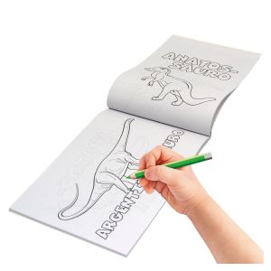 Livro Infantil 3 a 6 Anos Megapad Colorir e Atividades Dinossauros  Todolivro na Papelaria Art Nova