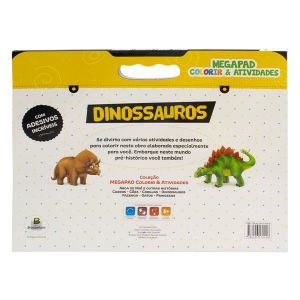 Livro Infantil 3 a 6 Anos Megapad Colorir e Atividades Dinossauros Todolivro