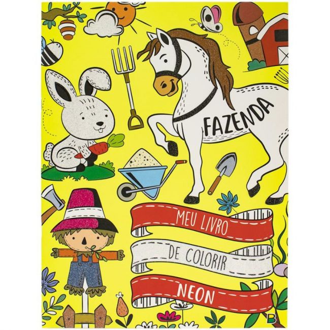 Livro Infantil 3 a 6 Anos - Meu Livro de Colorir Neon: Fazenda Todolivro 1165518