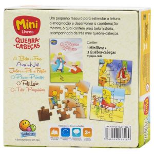 Livro Infantil 3 a 6 Anos - Mini Clássicos c/ Quebra Cabeça: O Pequeno Principe Todolivro 1159283