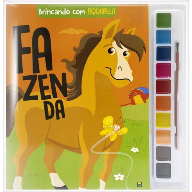 Livro Infantil 4 a 6 Anos - Brincando Com Aquarela: Fazenda Todolivro 1162012