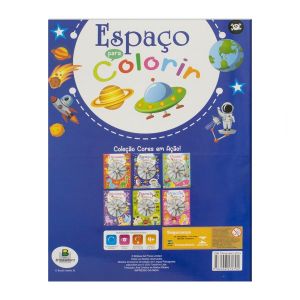 Livro Infantil 4 a 6 Anos Cores em Ação Espaco para Colorir Todolivro 
