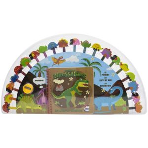 Livro Infantil 4 a 6 Anos - Livro Divertido: Desenhe os Dinossauros Happy Books
