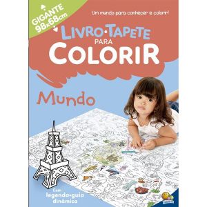 Livro Infantil 4 a 6 Anos - Livro-Tapete Para Colorir: Mundo Todolivro 1157710