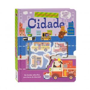 Livro Infantil 4 a 6 Anos - Vamos explorar! Cidade Happy Books