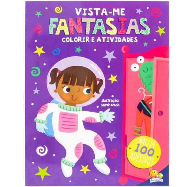 Livro Infantil 4 a 6 Anos - Vista-me: Fantasias Todolivro 1164805