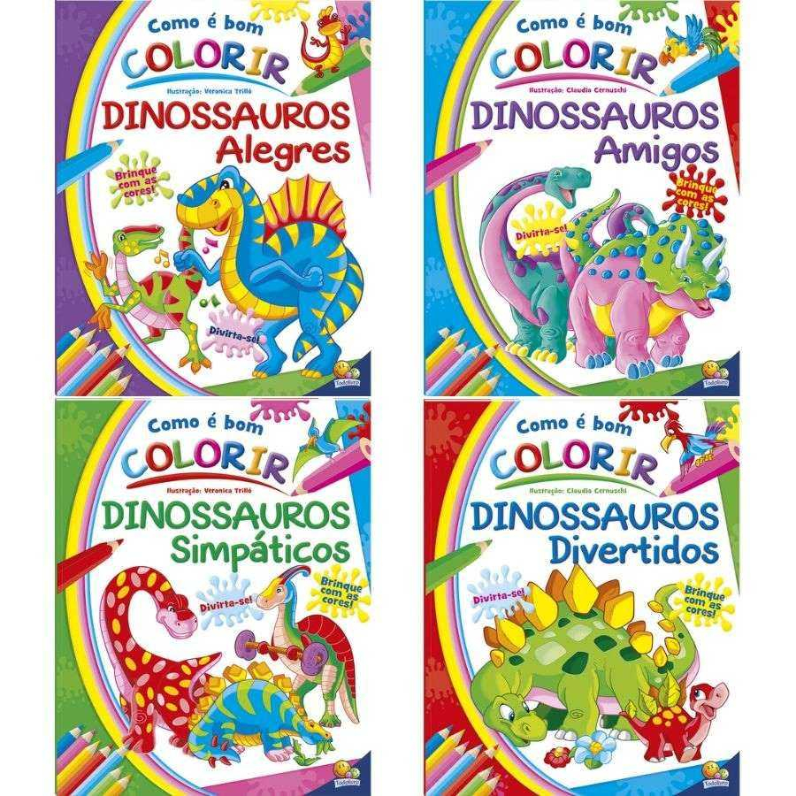 Livro Infantil 5 a 10 Anos Como é Bom Colorir TodoLivro