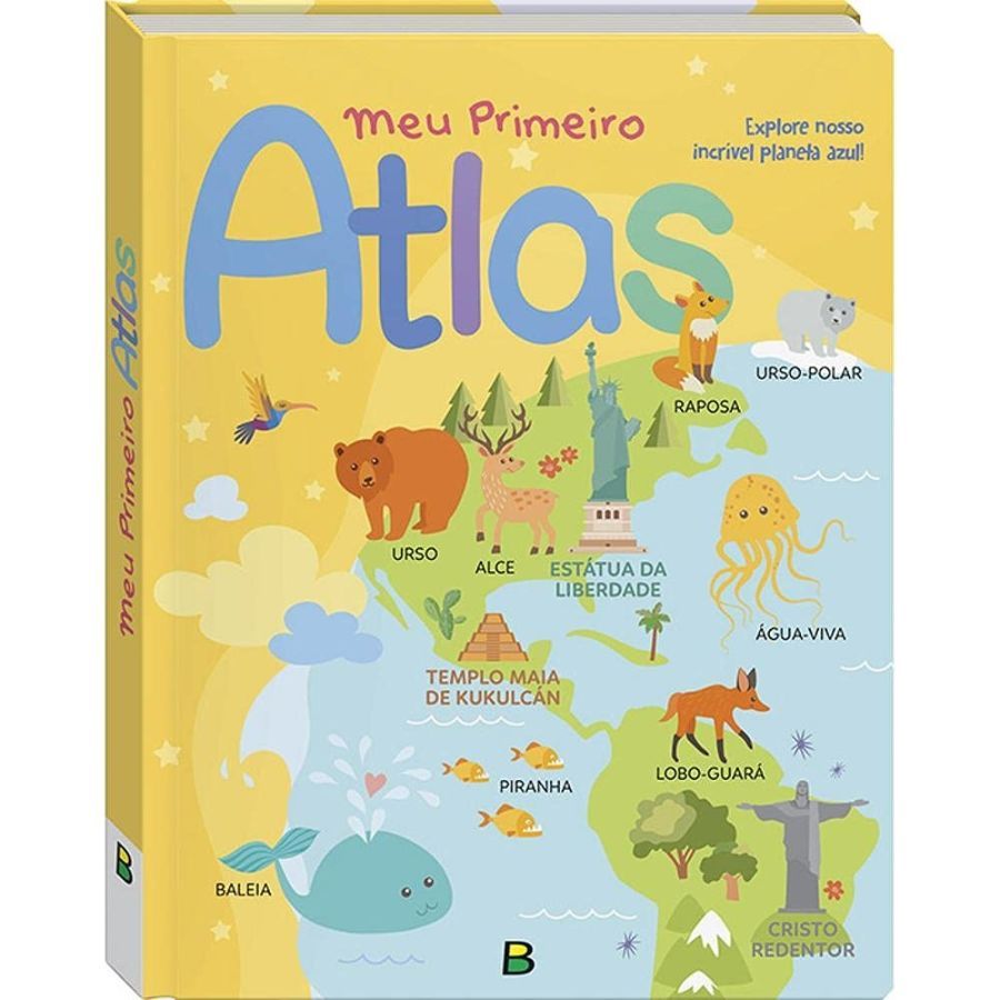 Livro Infantil 5 a 10 Anos - Meu Primeiro Atlas TodoLivro 1157043