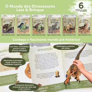 Livro Infantil 5 a 8 Anos - O Mundo dos Dinossauros Leia e Brinque: Tricerátopo Todolivro 1166328