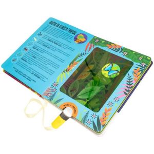 Livro Infantil 6 a 10 Anos - Lanterna Procure e Encontre: Insetos Happy Books