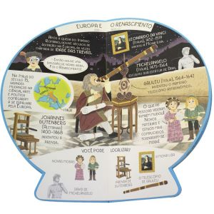 Livro Infantil 6 a 10 Anos - Livro-Globo: Atlas da História Mundial Happy Books