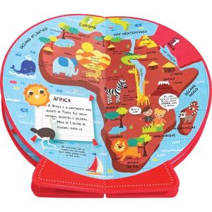 Livro Infantil 6 a 10 Anos - Livro-Globo: Meu Primeiro Atlas em 3D Happy Books