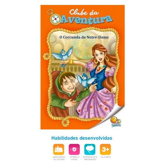 Livro Infantil de 3 a 5 Anos O Corcunda de Notre-Dame - Todolivro